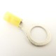 Insulated Yellow 48 Amp 10 mm Ring Crimp Terminal 